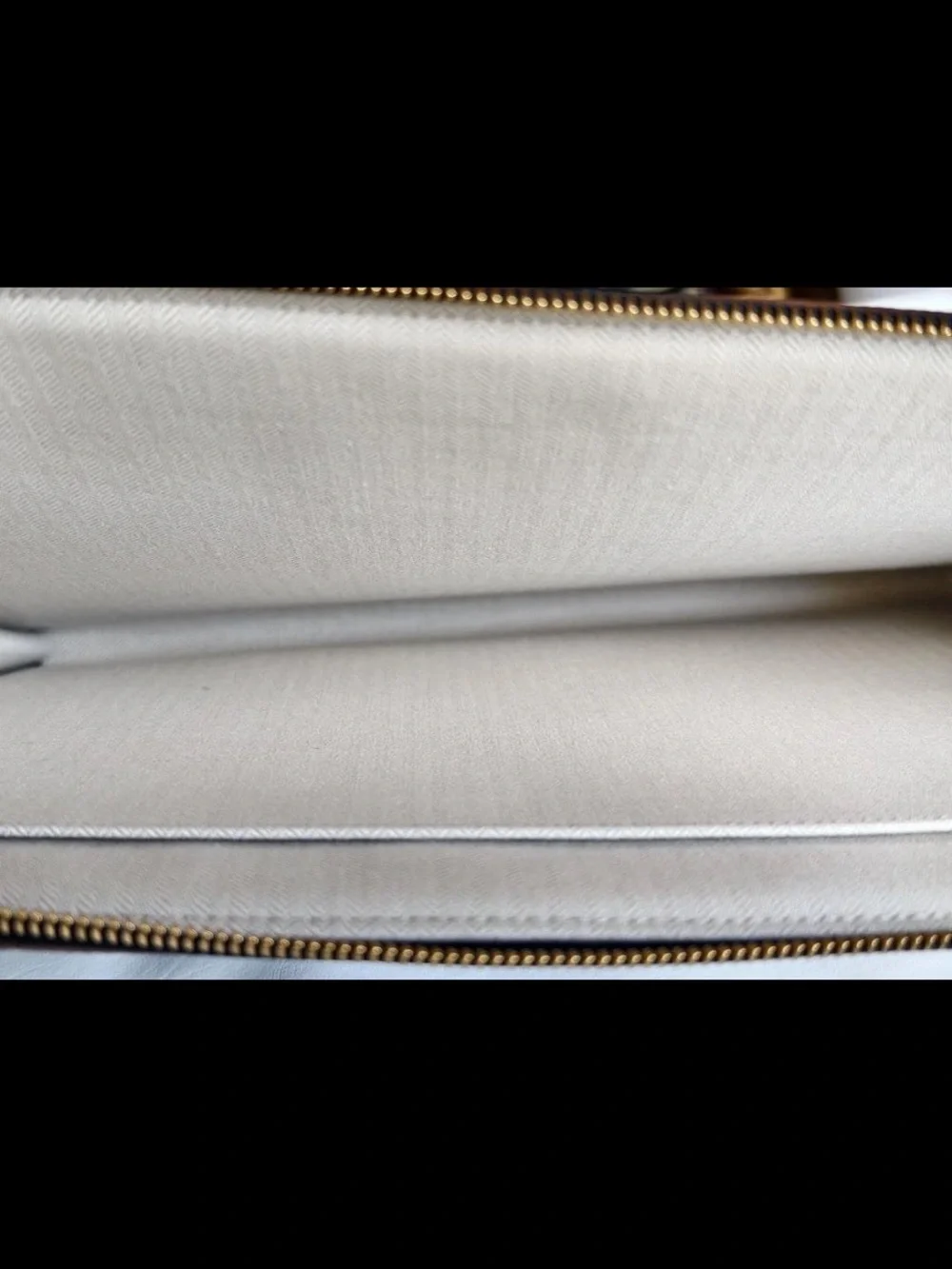Mulberry Black Pebbled Leather Laptop Folio with Tan Trim